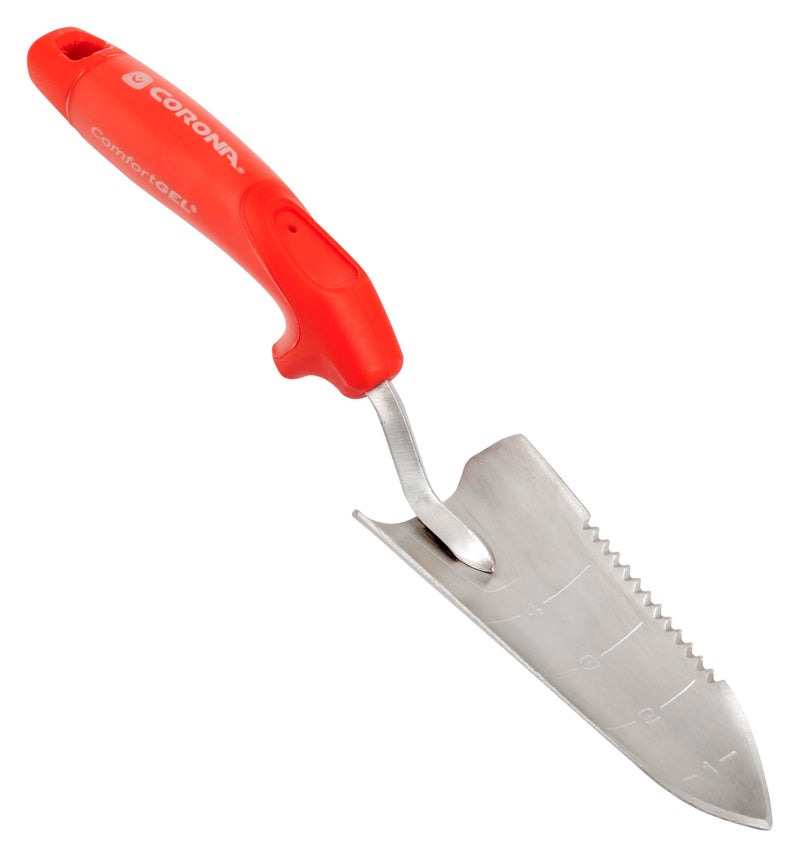 Corona Stainless Steel ComfortGEL Transplanter, red - Image 1